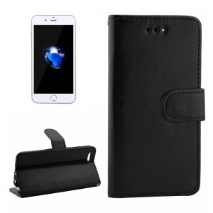 iPhone 7 / 8 Plus Leather Wallet Case Black