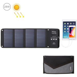 28W Solar Charger 5V / 2.93A Dual USB Ports