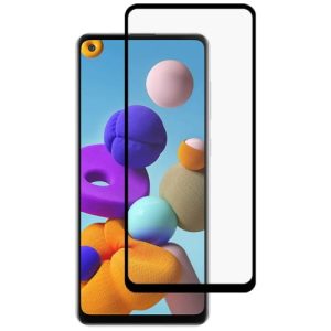 Galaxy A21s Full Glue Tempered Glass