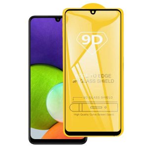 Galaxy A22s Full Glue Tempered Glass