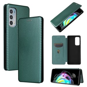 Motorola Edge 20 Carbon Fiber Wallet Case
