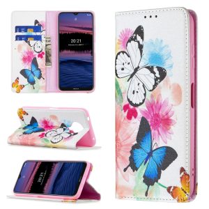 Nokia X10 / X20 Butterfly Wallet Case with Holder