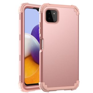 Galaxy A22 5G Silicone Protective Case - Rose Gold