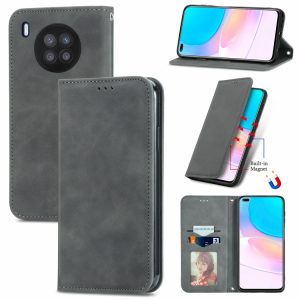 Huawei Nova 8i Magnetic Wallet Case with Holder