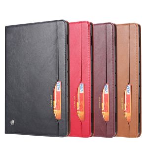 Galaxy Tab S8 Plus Leather Texture Tablet Case with Card Slots