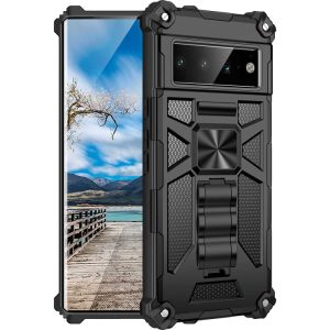 Google Pixel 6 Armor Case with Magnetic Ring Holder