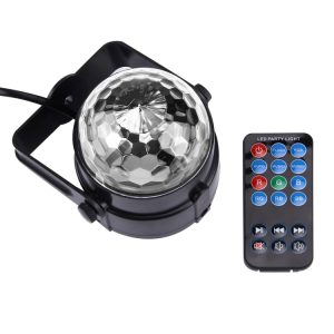Mini Rotating Magic Ball LED Disco Light