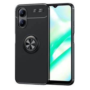 OPPO A17 Metal Ring Holder TPU Phone Case