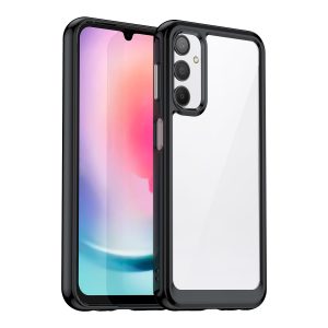 Galaxy A24 4G Coloured Framed Transparent Case