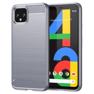 Google Pixel 4a Brushed Carbon Fiber Case