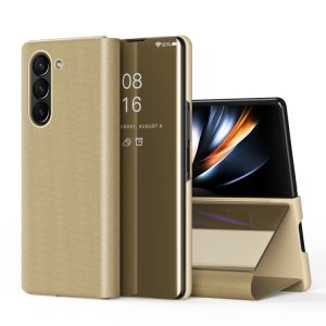 Galaxy Z Fold5 5G Plated Mirror Case with Holder