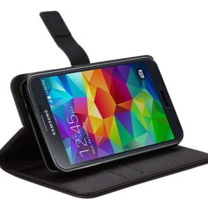 S5 Wallet Case Black