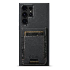 Samsung S24 Ultra 5G  Litchi Texture Leather Detachable Wallet Case