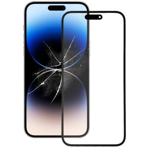iPhone 14 Pro Front Screen Outer Glass Lens with OCA Optically Clear Adhesive