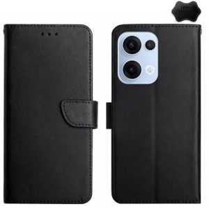 OPPO Reno13 Genuine Leather Wallet Phone Case