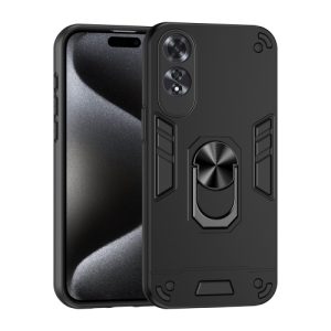 OPPO A60 Shockproof Metal Ring Holder Phone Case