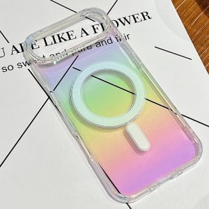 iPhone Air Gradient Color MagSafe Full Coverage Phone Case (Rainbow)