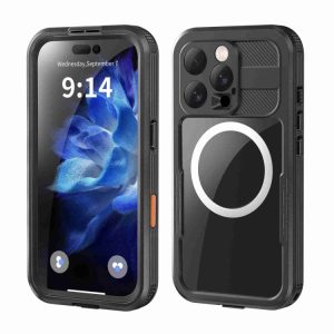 iPhone 16 Pro Max Waterproof Rugged MagSafe Phone Case (Black)