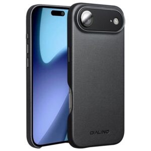iPhone Air Leather MagSafe Phone Case(Black)
